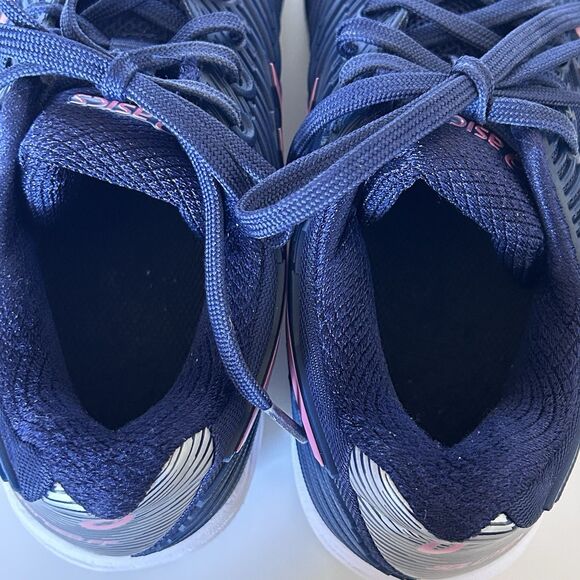 ASICS Womens Solution Speed FF 2 Tennis Shoes 1042A136 Size 7.5 Blue Pink - Picture 9 of 11